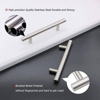 Brushed Stainless steel Kitchen Door Cabinet Drawer Handle Pulls 128MM Kings Warehouse 