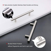Brushed Stainless steel Kitchen Door Cabinet Drawer Handle Pulls 96MM Kings Warehouse 