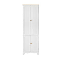 Buffet Sideboard 4 Doors - BERNE White Furniture Kings Warehouse 