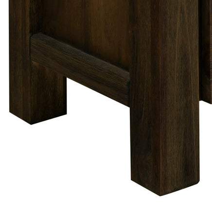 Buffet Sideboard in Chocolate Colour Constructed with Solid Acacia Wooden Frame Storage Cabinet with Drawers Furniture Kings Warehouse 