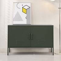 Buffet Sideboard Metal Cabinet - BASE Green Furniture Kings Warehouse 