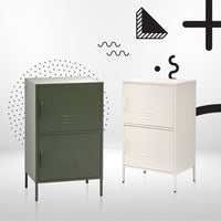 Buffet Sideboard Metal Cabinet - DOUBLE Green Furniture Kings Warehouse 