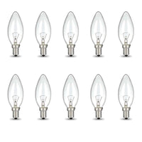 Bulk 10x E14 40W 220V Light Bulbs - C35 Candle Globe For Himalayan Salt Lamp Home & Garden Kings Warehouse 