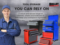 BULLET 118pc Tool Kit Box Set Metal Spanner Organizer Household Socket Toolbox Kings Warehouse 