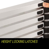 Bullet 3.8m Telescopic Aluminium Ladder Alloy Extension Extendable Steps Multi Portable Tools Kings Warehouse 