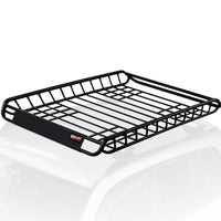 BULLET Car Roof Rack, 123 x 102 x 12cm Universal Luggage Carrier Steel Cage Vehicle Cargo Auto Accessories Kings Warehouse 