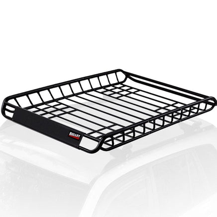 BULLET Car Roof Rack, 123 x 102 x 12cm Universal Luggage Carrier Steel Cage Vehicle Cargo Auto Accessories Kings Warehouse 