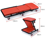 BULLET Folding Creeper Mechanics Stool Seat Trolley Garage Mechanic Workshop Kings Warehouse 