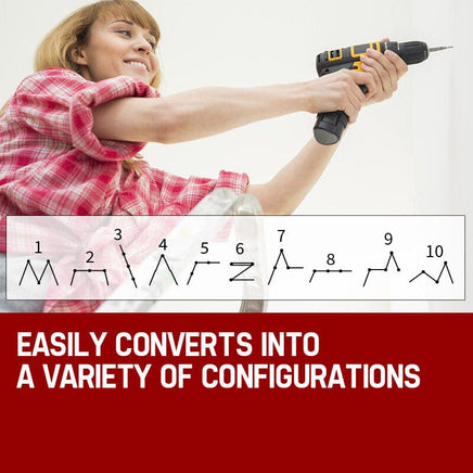 BULLET Pro 4.7m Multi-Purpose Ladder Aluminium Extension Folding Adjustable Step Tools Kings Warehouse 