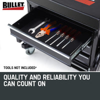 BULLET Rolling Tool Box Stool Mechanic Creeper Toolbox Seat Cushion Garage Tray Tools Kings Warehouse 