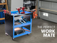 BULLET Tool Trolley Cart Workshop Trolly Mobile Storage Portable Steel Mechanics Kings Warehouse 