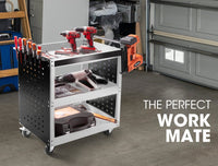 BULLET Tool Trolley Cart Workshop Trolly Mobile Storage Steel Portable Mechanics Kings Warehouse 