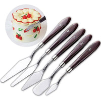 Cake Cream Spatula 5 Pcs/Set Stainless Steel Frosting Spatula Baking Pastry Tools Home & Garden Kings Warehouse 