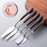 Cake Cream Spatula 5 Pcs/Set Stainless Steel Frosting Spatula Baking Pastry Tools Home & Garden Kings Warehouse 