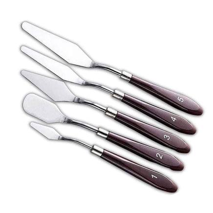 Cake Cream Spatula 5 Pcs/Set Stainless Steel Frosting Spatula Baking Pastry Tools Home & Garden Kings Warehouse 