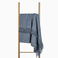 Cambridge Throw - 100% NZ Wool - Navy Kings Warehouse 