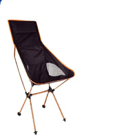 Camping Chair Folding High Back Backpacking Chair with Headrest Brown Outdoor Kings Warehouse 