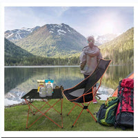 Camping Chair Folding High Back Backpacking Chair with Headrest Brown Outdoor Kings Warehouse 