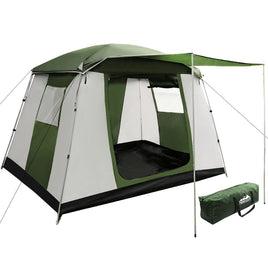 Camping Tent 6 Person Tents Family Hiking Dome Summer Sale Kings Warehouse