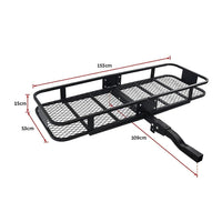 Car Luggage Basket Trailer Hitch Cargo Carrier Auto Accessories KingsWarehouse 