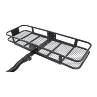 Car Luggage Basket Trailer Hitch Cargo Carrier Auto Accessories KingsWarehouse 