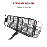 Car Luggage Basket Trailer Hitch Cargo Carrier Outdoor Recreation Kings Warehouse 