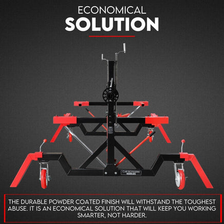 Car Rotisserie Hydraulic Auto Body Frame Boat Repair Restoration 4500LBS Outdoor Recreation Kings Warehouse 