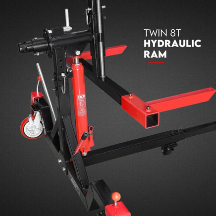 Car Rotisserie Hydraulic Auto Body Frame Boat Repair Restoration 4500LBS Outdoor Recreation Kings Warehouse 