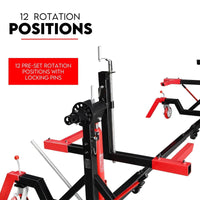 Car Rotisserie Hydraulic Auto Body Frame Boat Repair Restoration 4500LBS Outdoor Recreation Kings Warehouse 