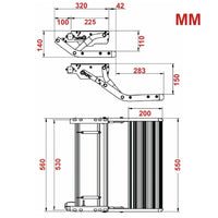 Caravan Step Aluminium 200KG Pull Out Step Folding Camper Trailer Motorhome Step Kings Warehouse 