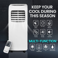 CARSON 3-in-1 Portable Air Conditioner Dehumidifier Fan Cooler Aircon 7000 BTU Kings Warehouse 