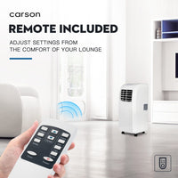 CARSON 3-in-1 Portable Air Conditioner Dehumidifier Fan Cooler Aircon 7000 BTU Kings Warehouse 