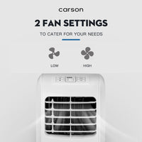 CARSON 3-in-1 Portable Air Conditioner Dehumidifier Fan Cooler Aircon 7000 BTU Kings Warehouse 