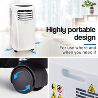 CARSON 3in1 Portable Air Conditioner 6000BTU Mobile Fan Cooler Cooling Kings Warehouse 