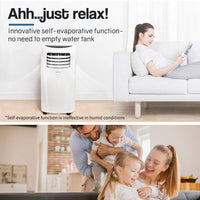 CARSON 3in1 Portable Air Conditioner 6000BTU Mobile Fan Cooler Cooling Kings Warehouse 