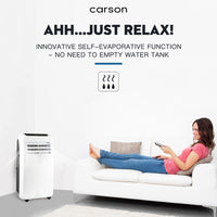 CARSON Portable Air Conditioner - Mobile Fan Cooler Dehumidifier Aircon Kings Warehouse 