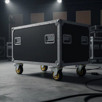 Castor Wheels 4 x 6" 150mm Swivel Silent Caster 2 Brakes 800KG Tools Kings Warehouse 