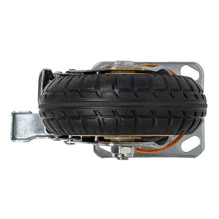 Castor Wheels 4 x 6" 150mm Swivel Silent Caster 2 Brakes 800KG Tools Kings Warehouse 