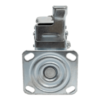 Castor Wheels 4 x 6" 150mm Swivel Silent Caster 2 Brakes 800KG Tools Kings Warehouse 