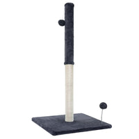 Cat Tree 105cm Scratching Post Scratcher Tower Condo House Hanging toys Grey Pet Care Kings Warehouse 