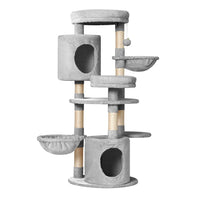 Cat Tree 123cm Tower Scratching Post Scratcher Wood Condo House Bed Toys Pet Care Kings Warehouse 