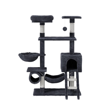 Cat Tree 144cm Tower Scratching Post Scratcher Wood Condo Toys House Bed Pet Care Kings Warehouse 