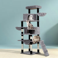 Cat Tree 161cm Tower Scratching Post Scratcher Wood Condo House Play Bed Pet Care Kings Warehouse 