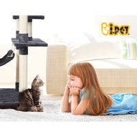 Cat Tree 184cm Tower Scratching Post Scratcher Wood Trees Condo Bed House Pet Care Kings Warehouse 