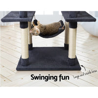 Cat Tree 184cm Tower Scratching Post Scratcher Wood Trees Condo Bed House Pet Care Kings Warehouse 