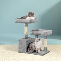 Cat Tree 69cm Scratching Post Tower Scratcher Wood Condo House Bed Trees Pet Care Kings Warehouse 