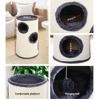 Cat Tree 70cm Scratching Post Tower Scratcher Trees Wood Condo House Toys Pet Care Kings Warehouse 