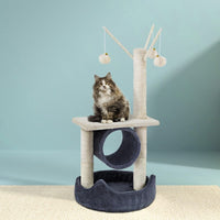 Cat Tree 76cm Scratching Post Tower Scratcher Condo House Hanging toys Pet Care Kings Warehouse 