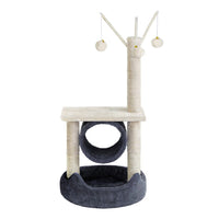 Cat Tree 76cm Scratching Post Tower Scratcher Condo House Hanging toys Pet Care Kings Warehouse 