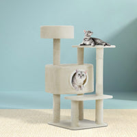 Cat Tree 90cm Scratching Post Tower Scratcher Wood Condo House Bed Trees Pet Care Kings Warehouse 